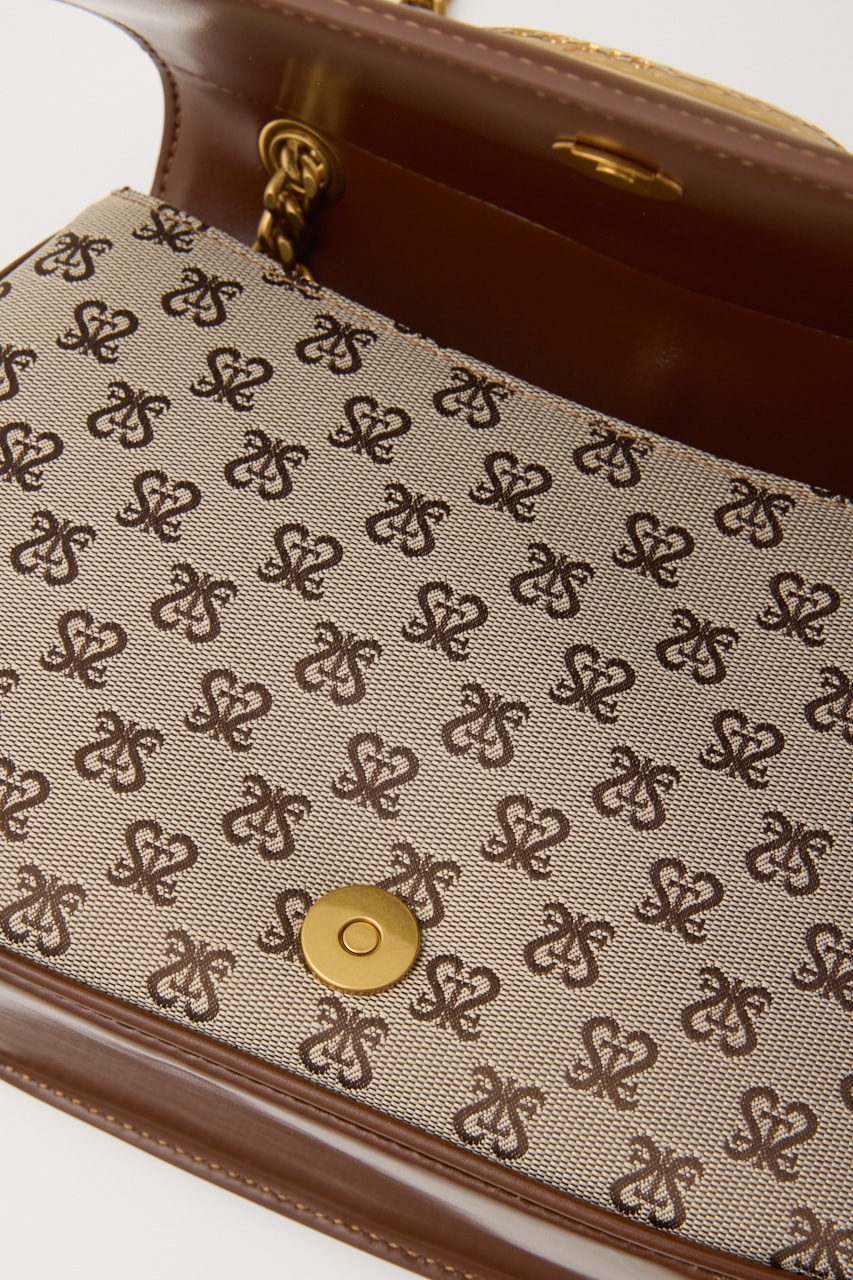 モノグラムフラップバッグ 柄BRN FREE