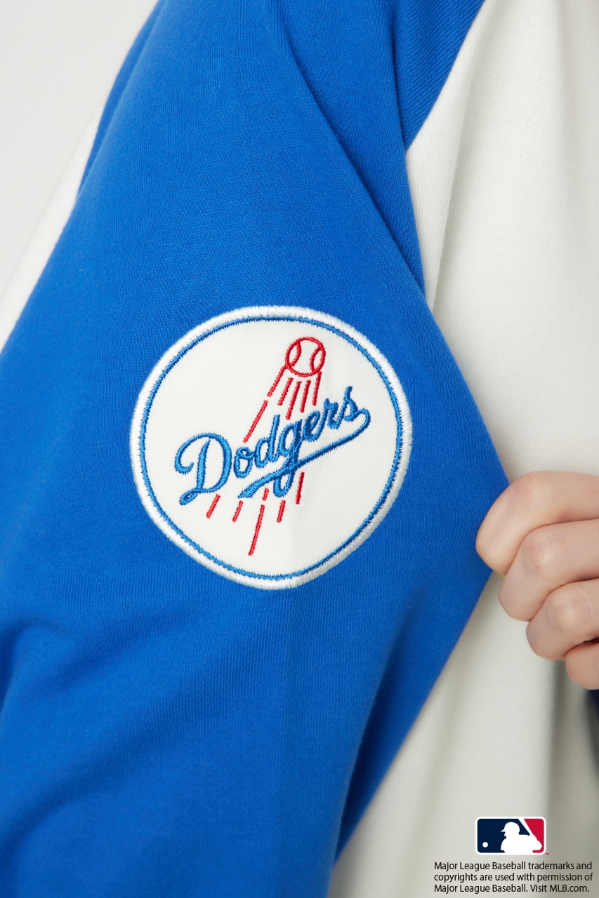 MLBラグランスウェットワンピース O/WHT FREE