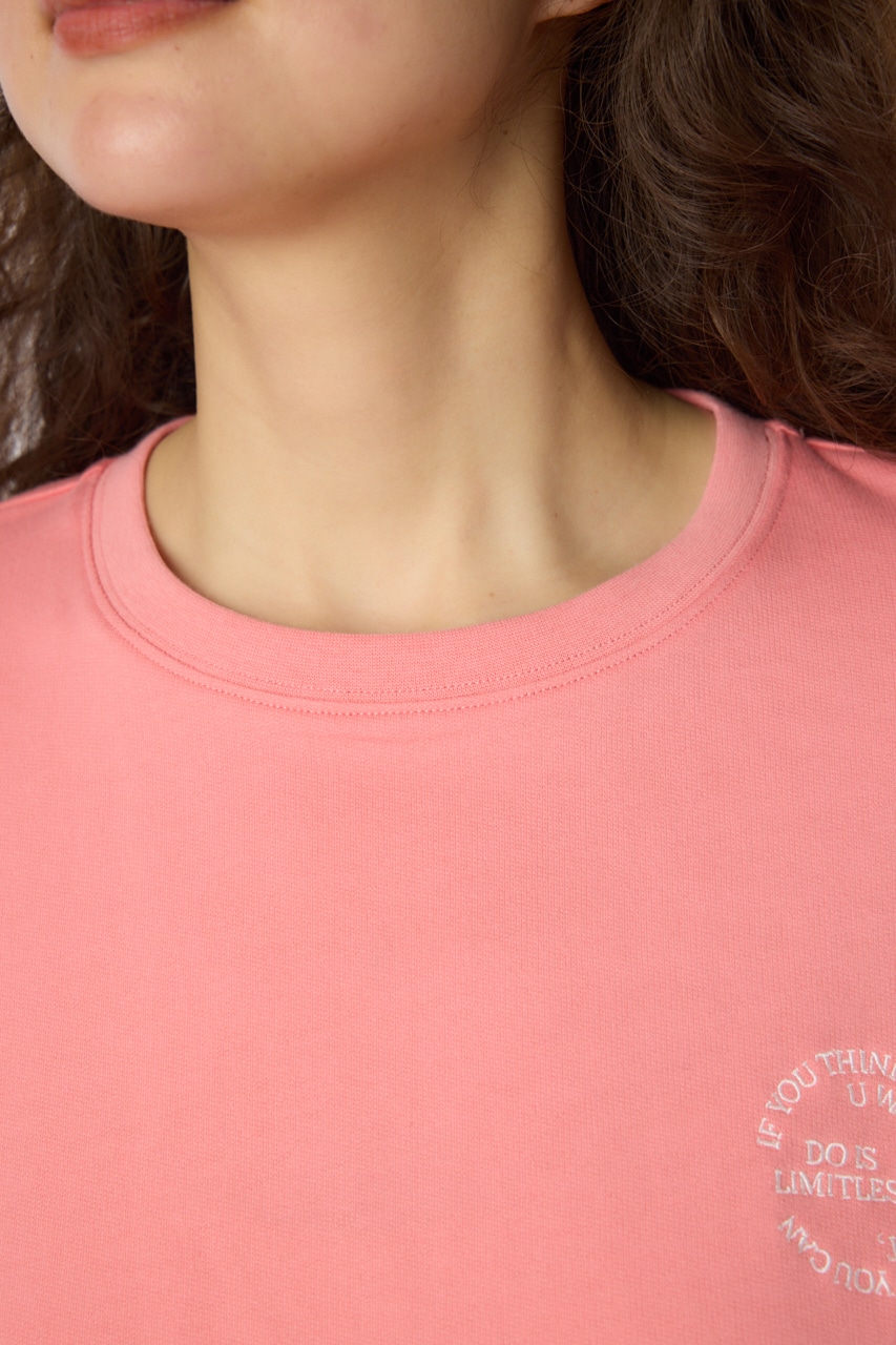 フリルスリーブトップス L/RED FREE