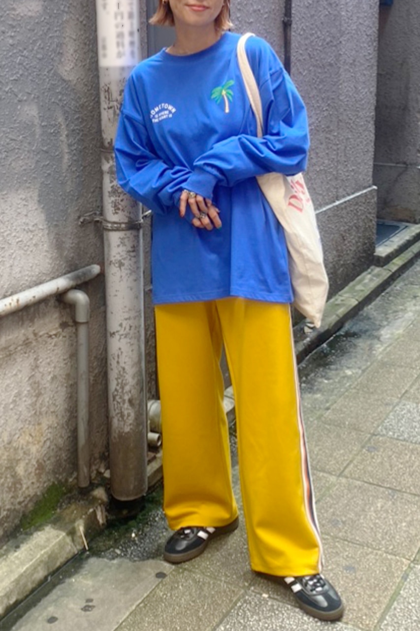 【一部店舗・WEB限定】Vintage World ロングTシャツ BLU FREE