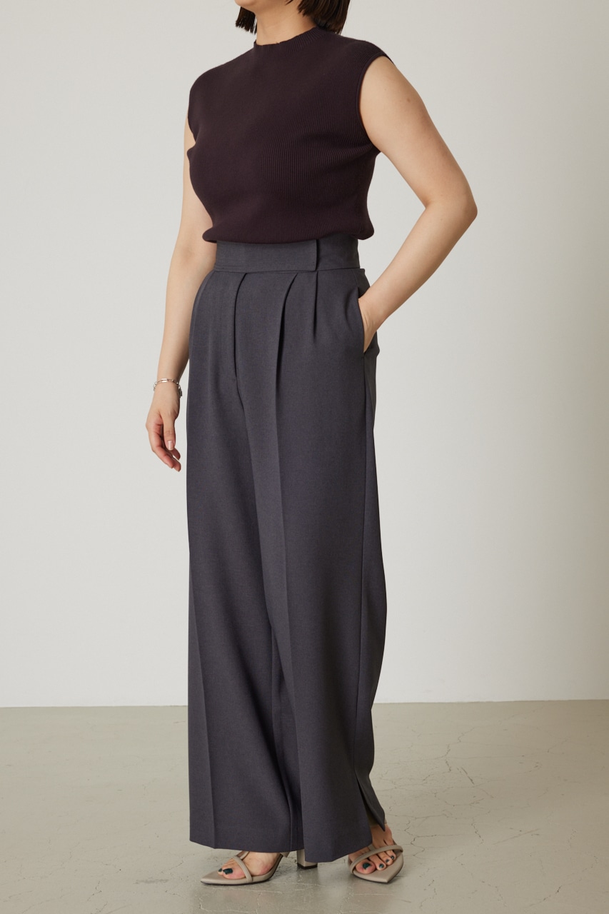 RIM.ARK | Wide waist stitch PT (PANTS ) |RIM.ARK ONLINE STORE