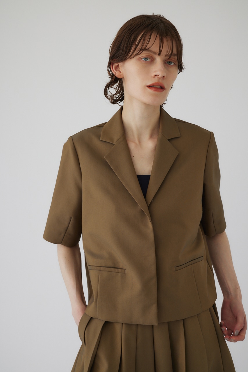 RIM.ARK | Lapel collar short JK (JACKETS ) |RIM.ARK ONLINE STORE