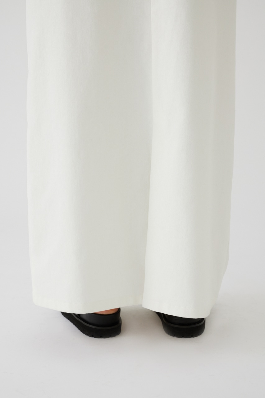 Linen mix asymmetry SK WHT 36