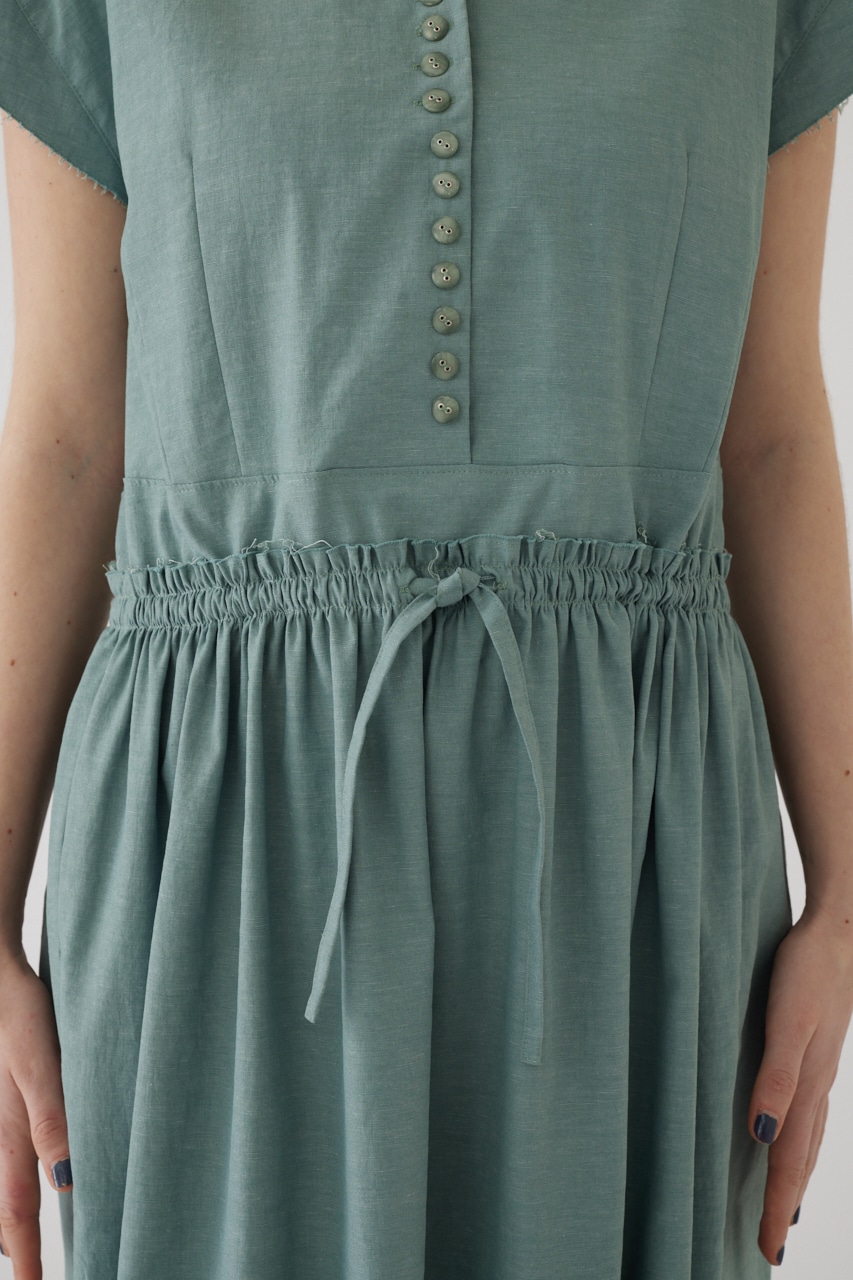 Waist narrow long dress L/BLU 38