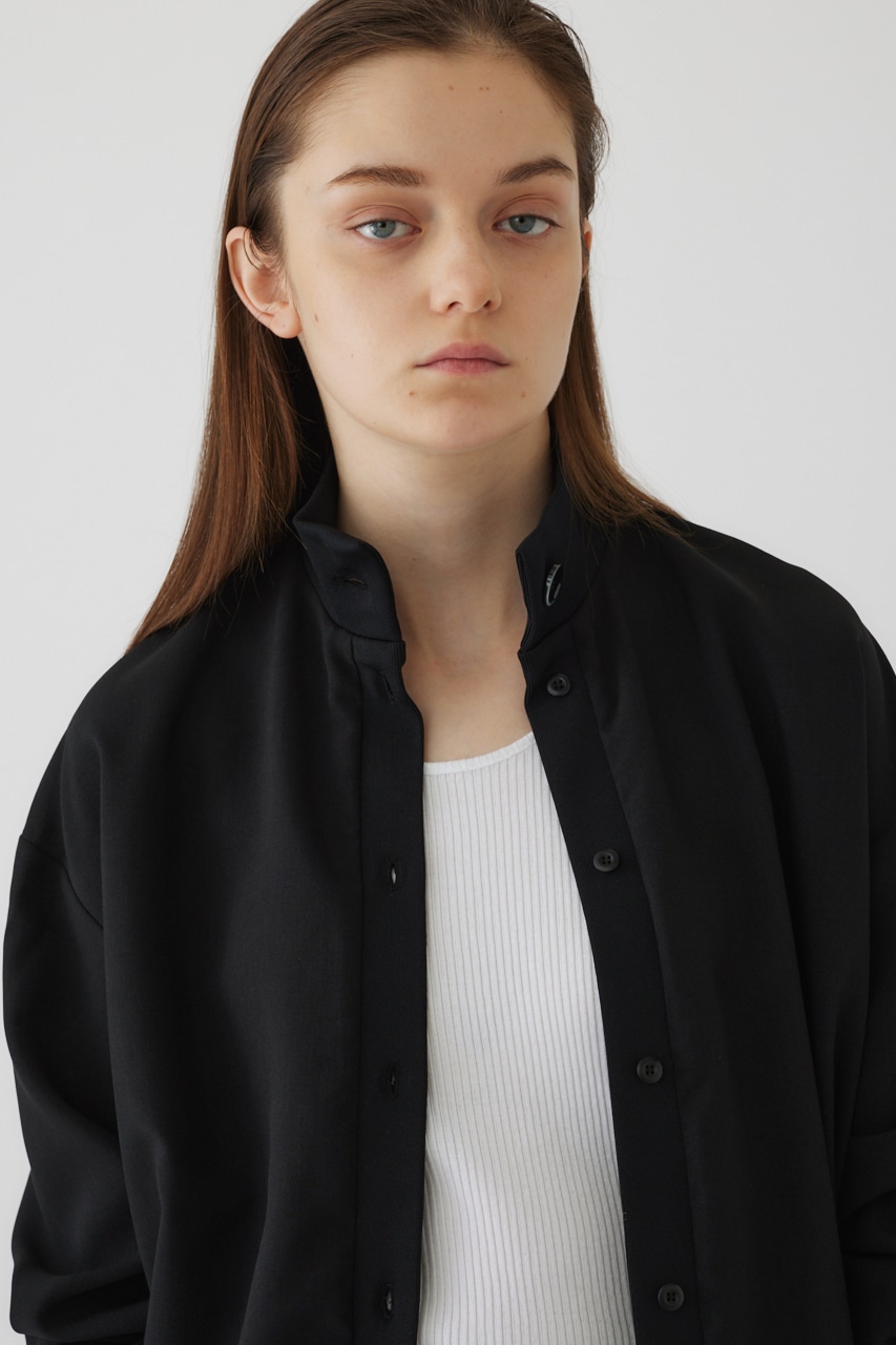 Similar color light blouson BLK FREE