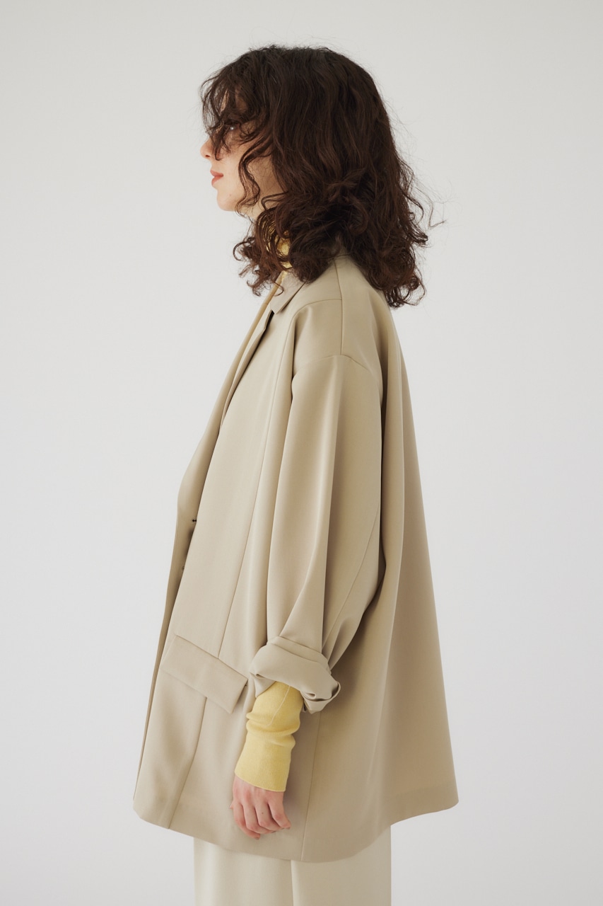 Big w-breasted JK L/BEG FREE