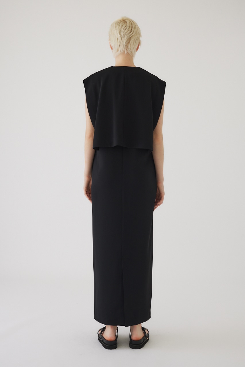 Vest set manish dress BLK 36