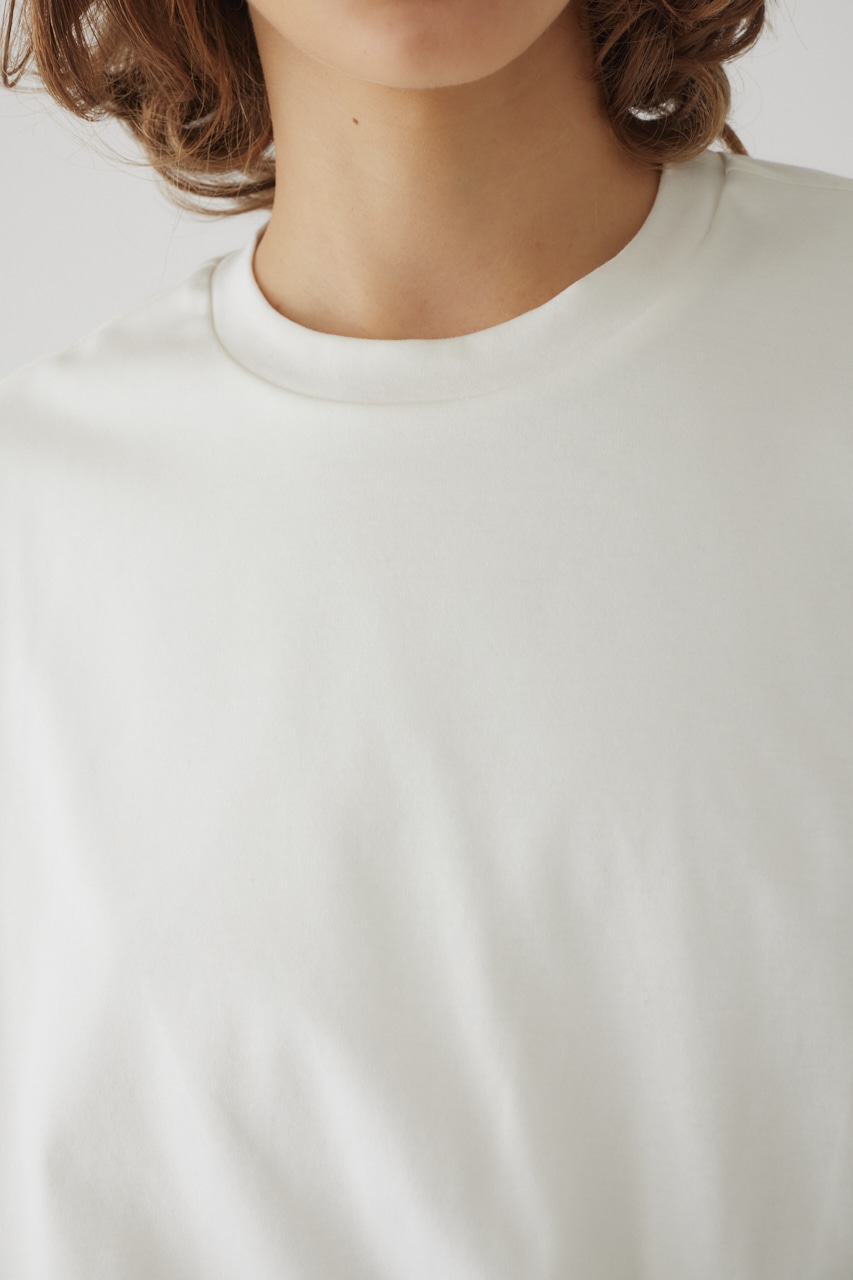 【LIMITED SALE】Front twist cut tops WHT FREE