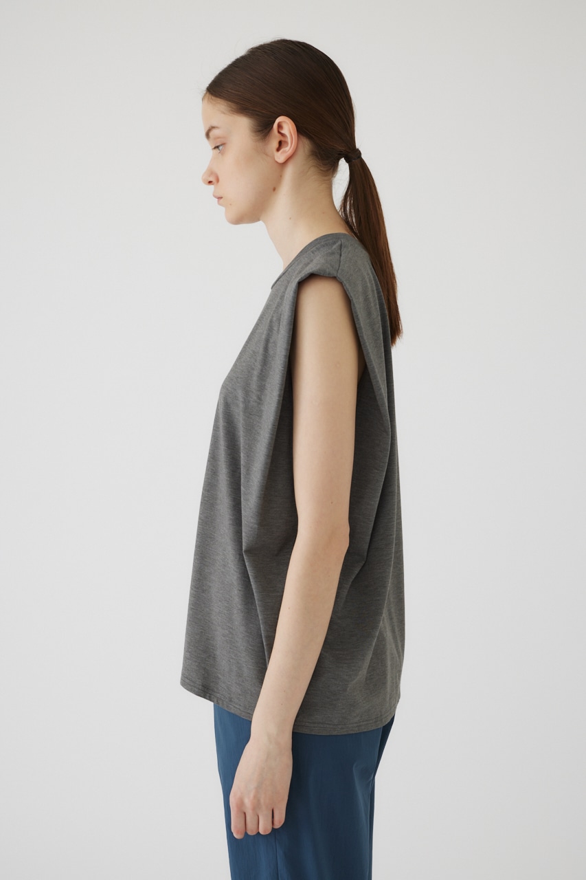 Smooth texture square tops T.GRY FREE