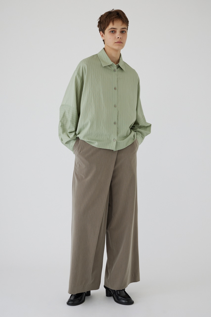 Stripe box SH L/GRN FREE