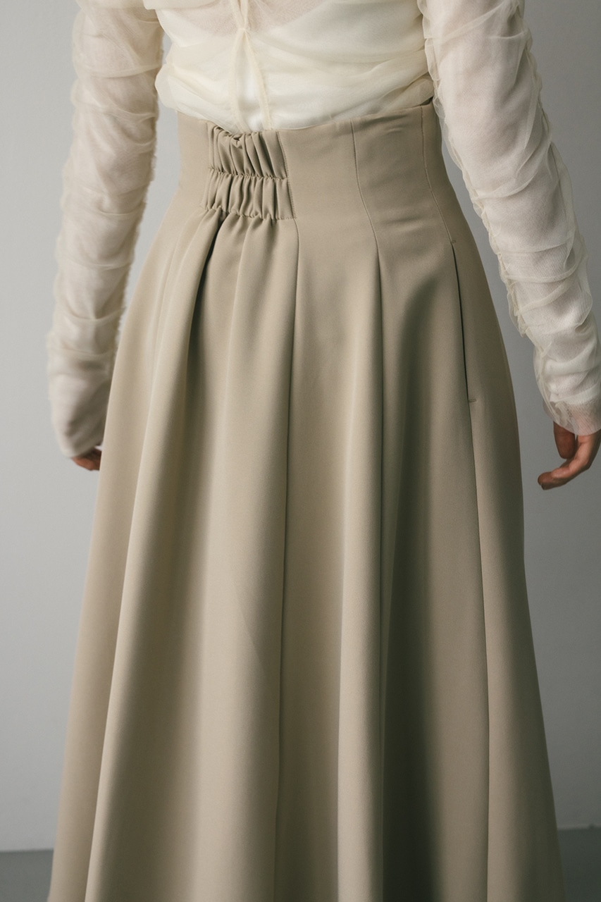 ハイウエストフレアスカート L/BEG M