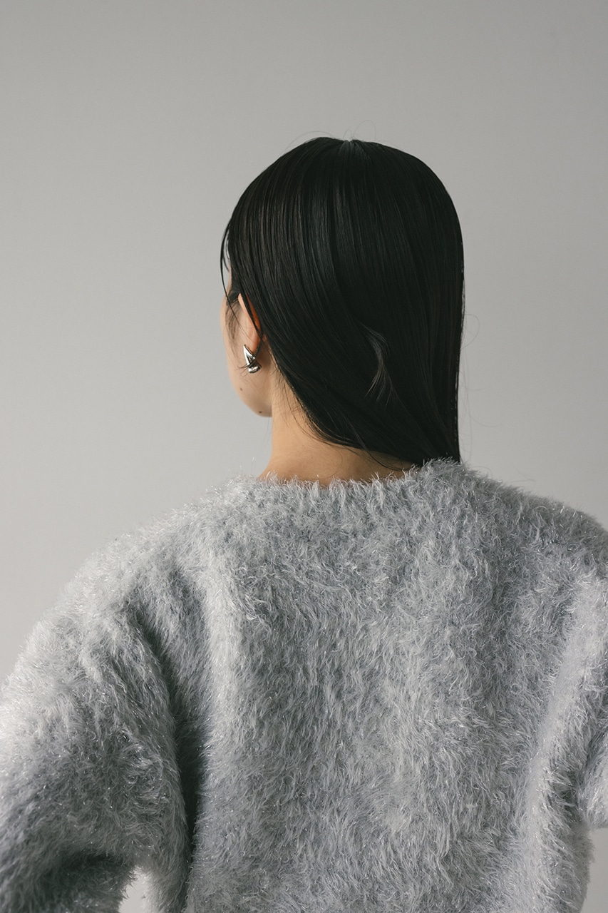 グロスシャギーフォルムニット SLV FREE