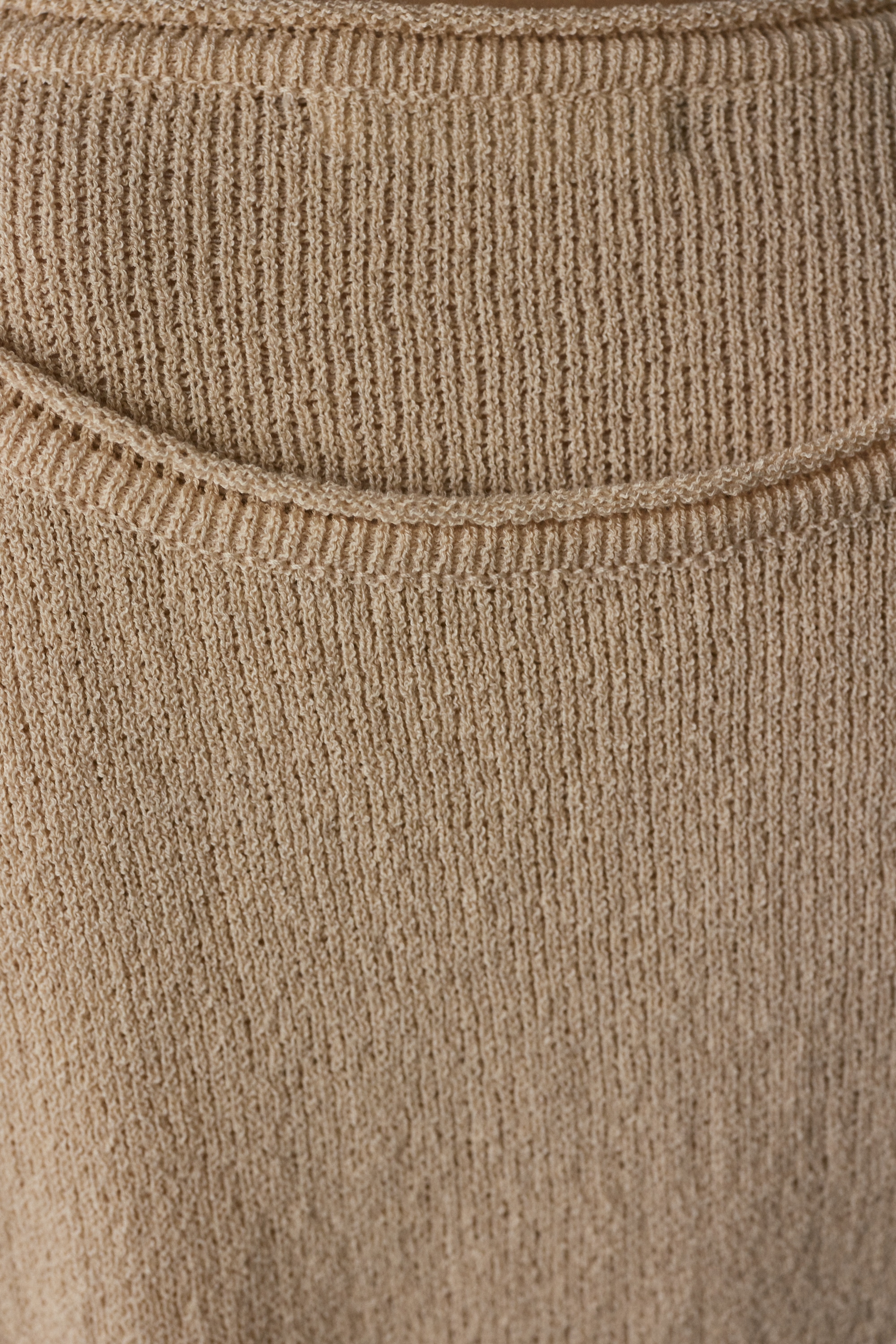 カシュクールベストセットニット L/BEG FREE