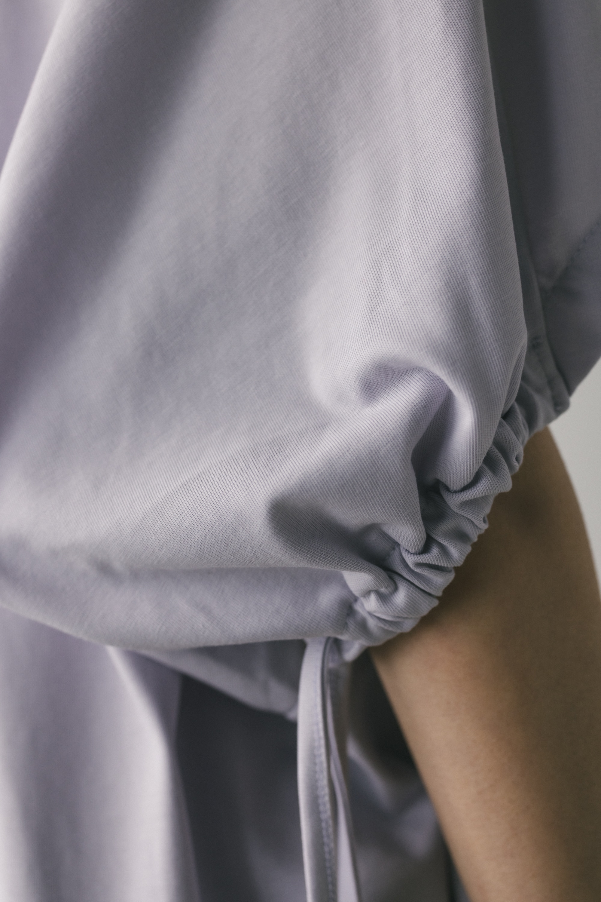 ギャザーストリングT L/PUR FREE