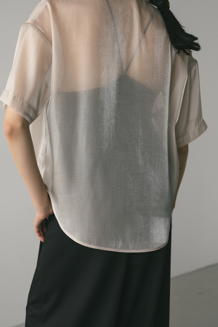 メタリックシアーシャツ IVOY FREE