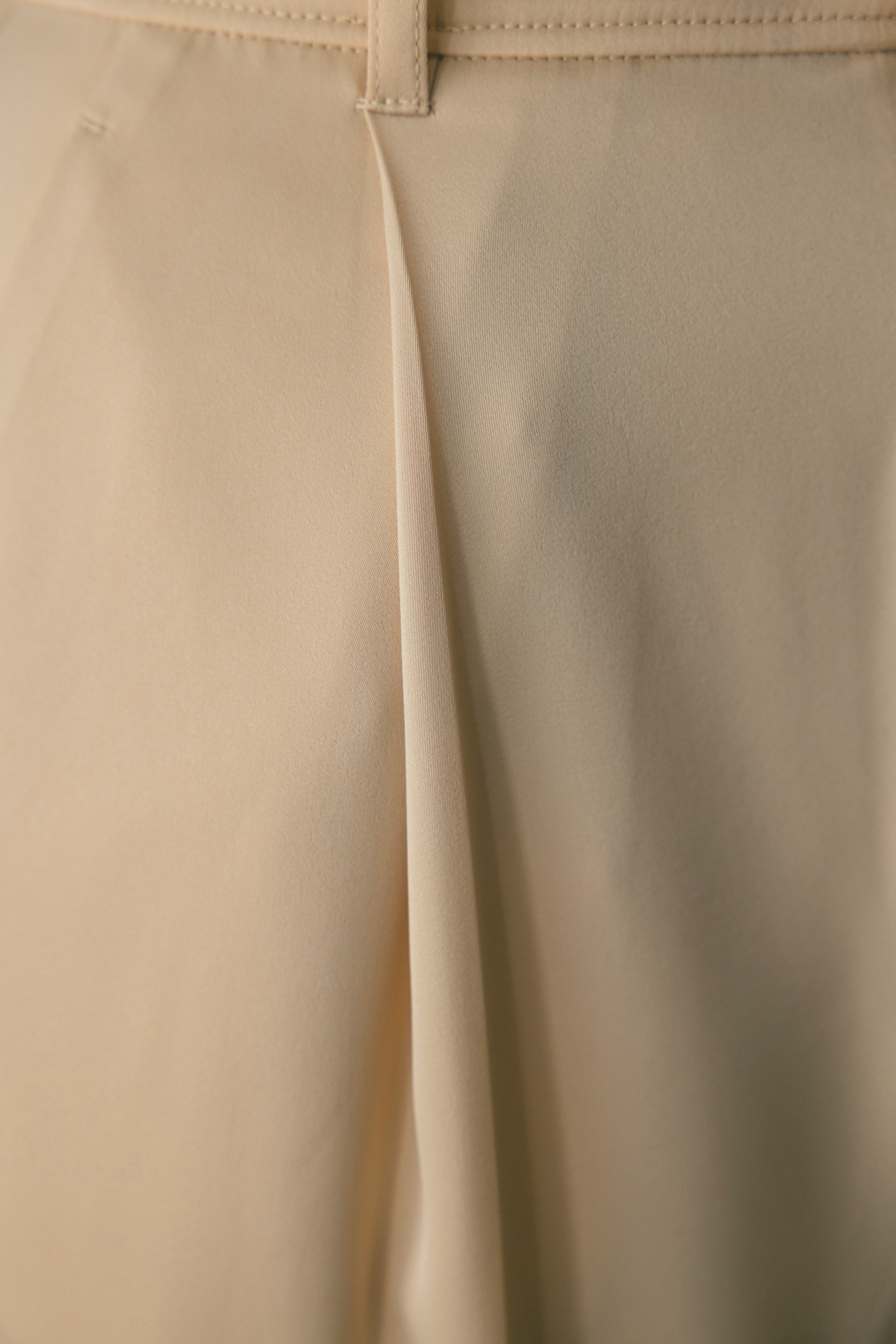 マットサテンタックパンツ IVOY XS