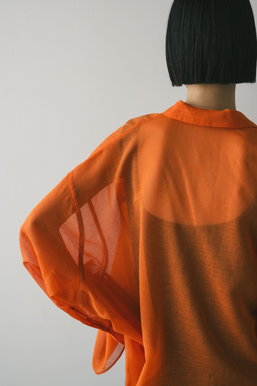 ルーズポケットシアーシャツ ORG FREE