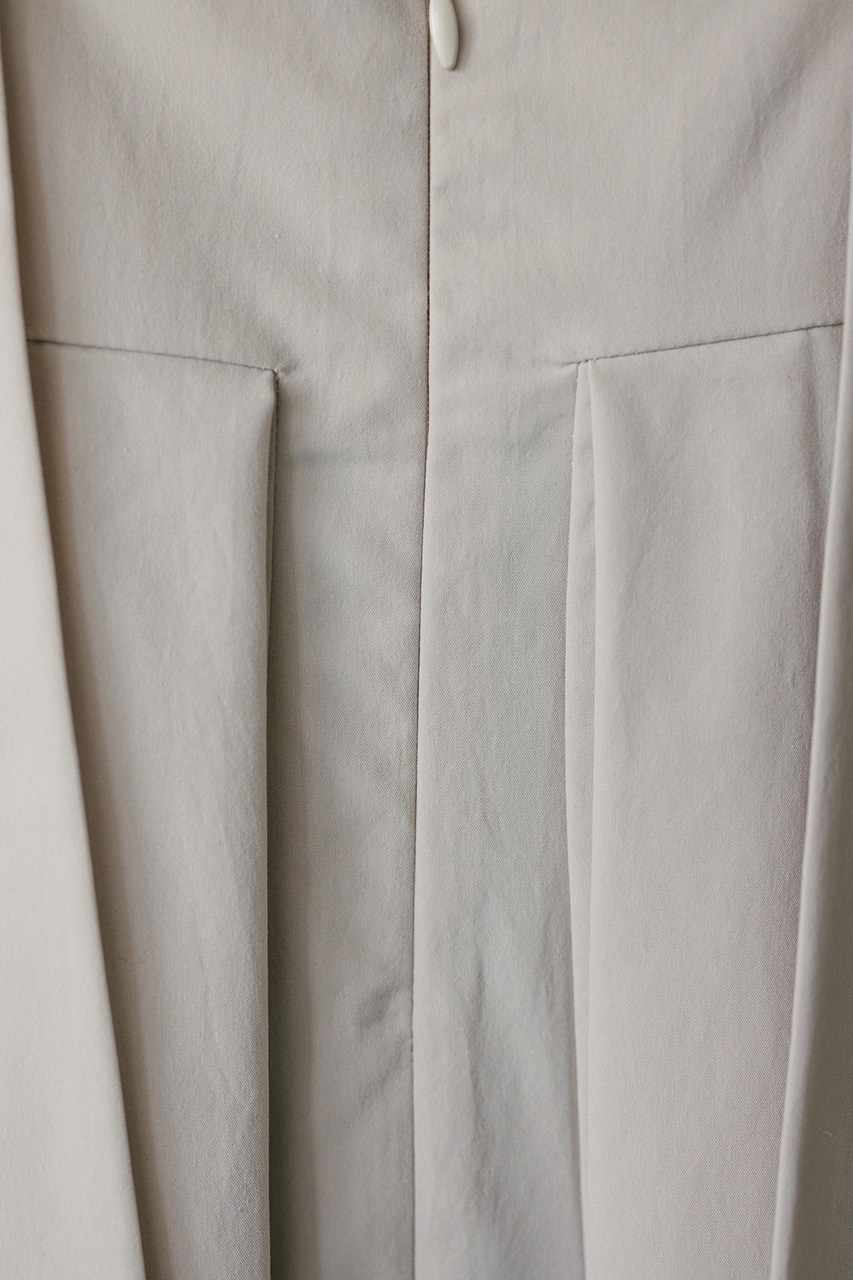 サイドパネルフレアワンピース IVOY M