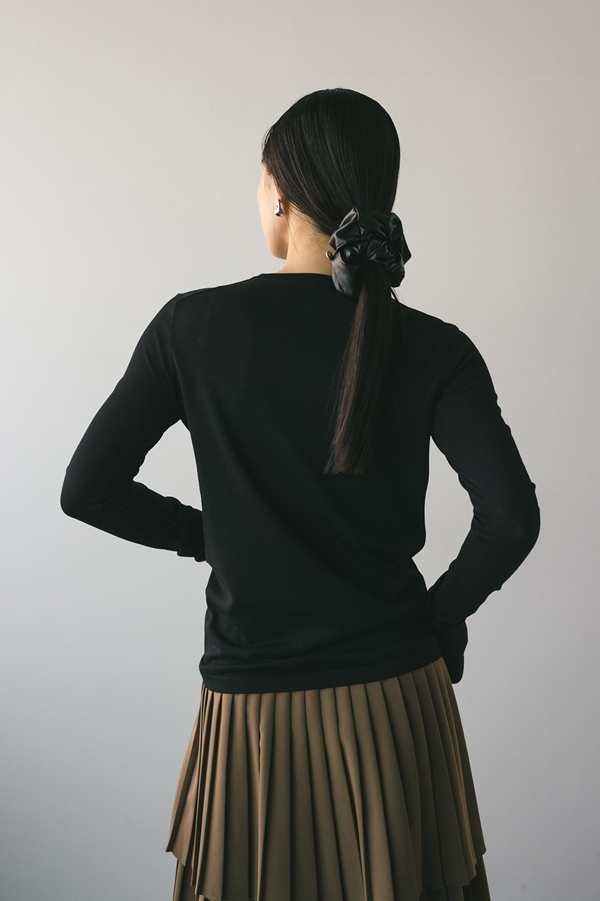 スリットスリーブニット BLK FREE