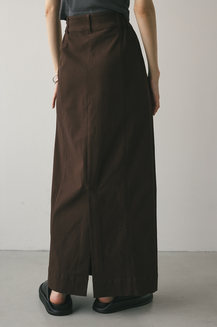 ハイストレッチタイトスカート BRN M