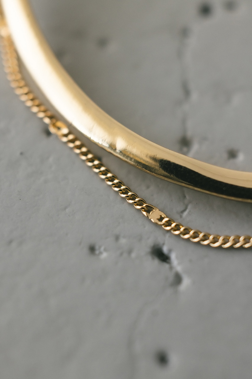 チェーンコネクトバングル GLD FREE