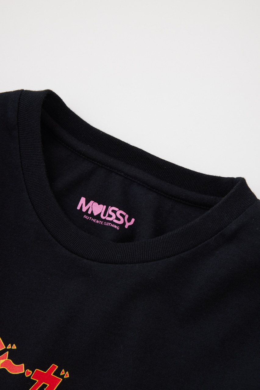 MOUSSY GIRL Tシャツ BLK FREE