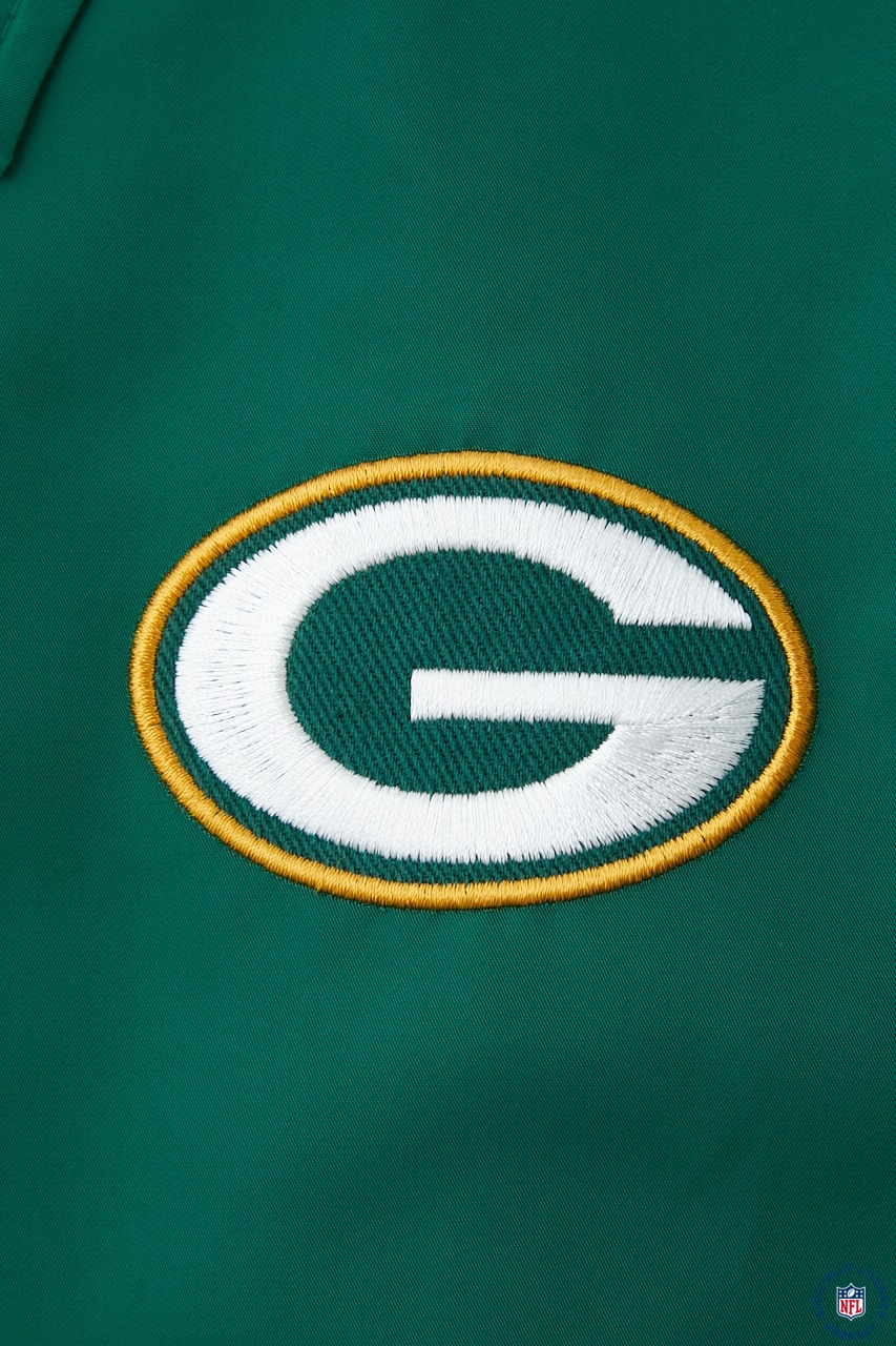 NFL ROUND HEM COACH ジャケット GRN FREE