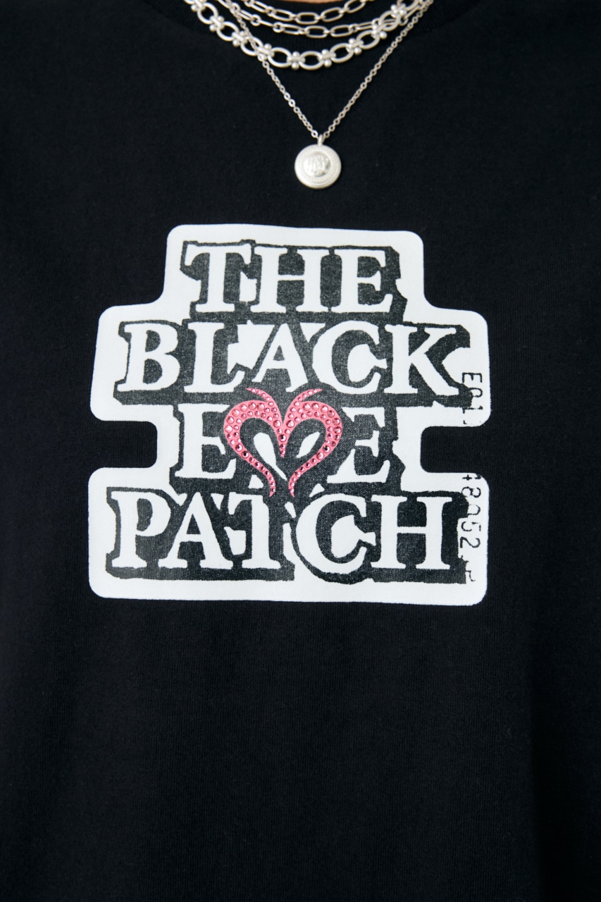 MOUSSY blackeyepatch OG ラインストーン TEE