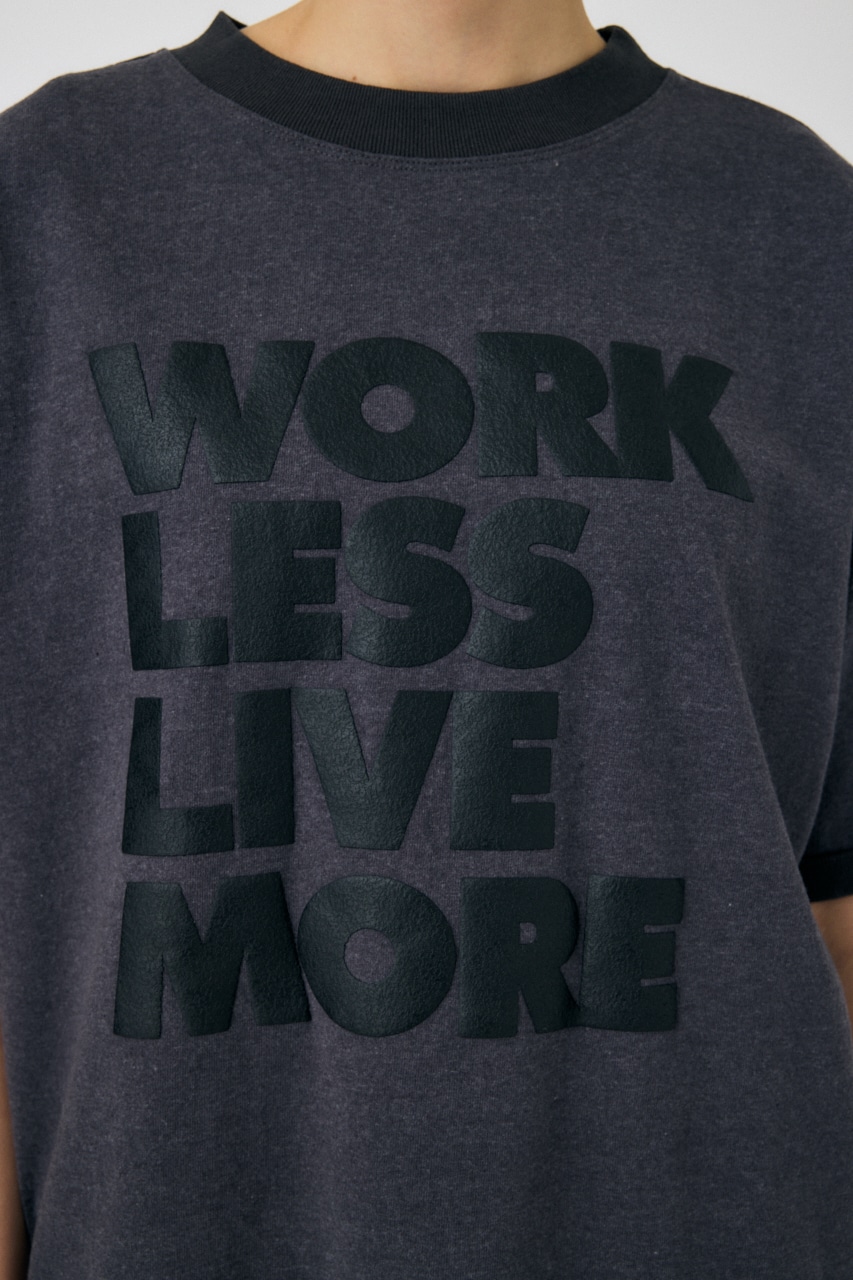 SLOGAN ビッグ TEE L/BLK FREE