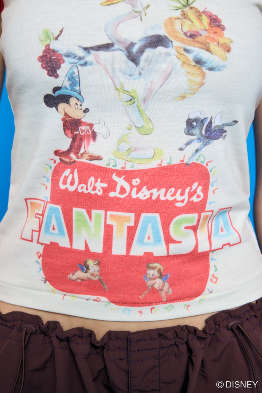 MD MIX POSTER タンクトップ / FANTASIA WHT FREE