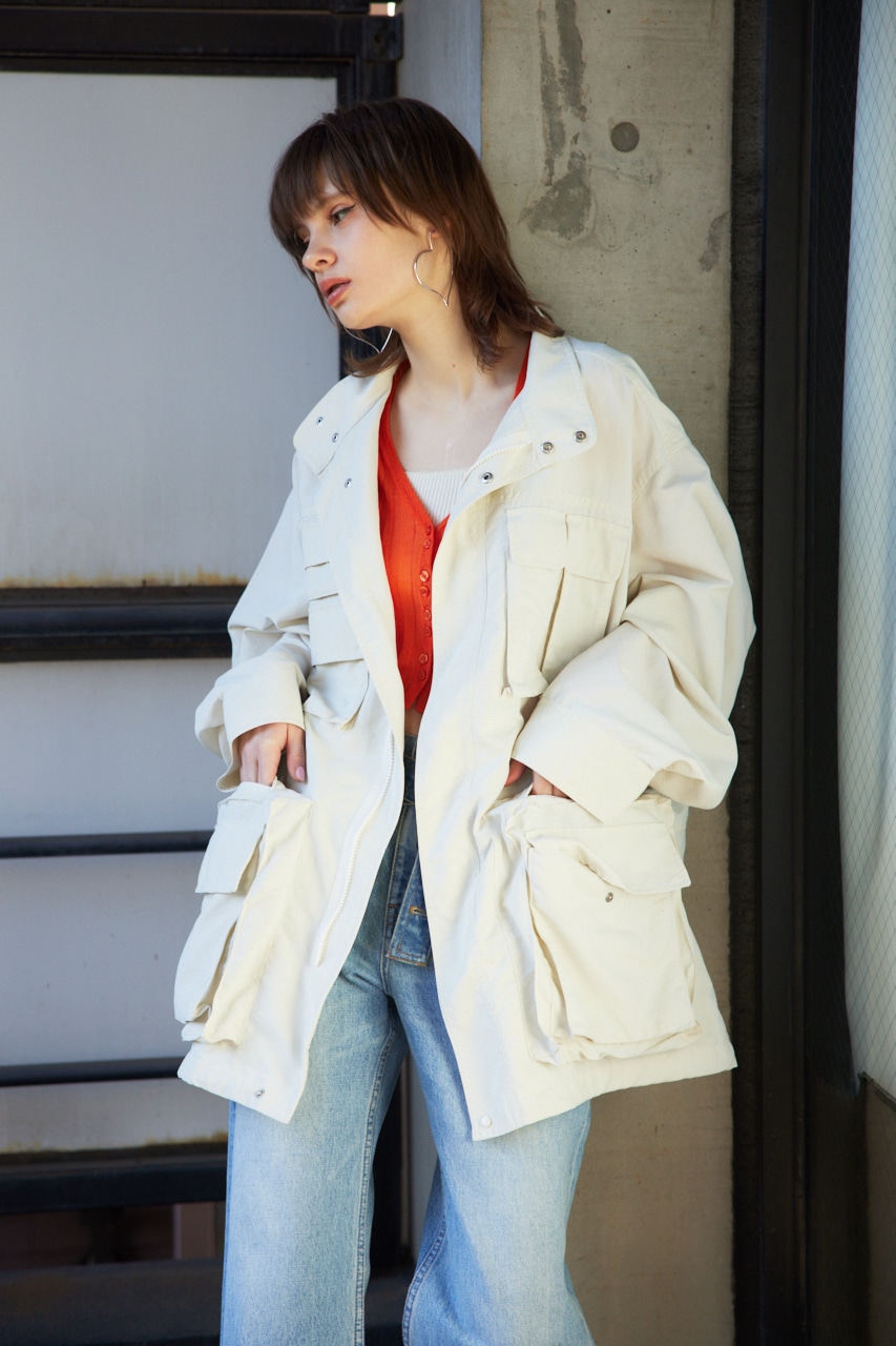 ASYMMETRY POCKET FIELD ジャケット IVOY FREE