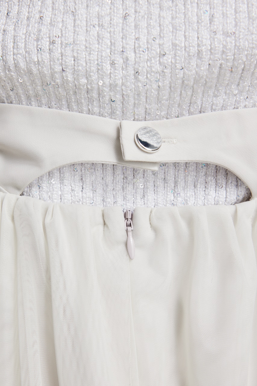 シアーチュールキャミSK WHT S