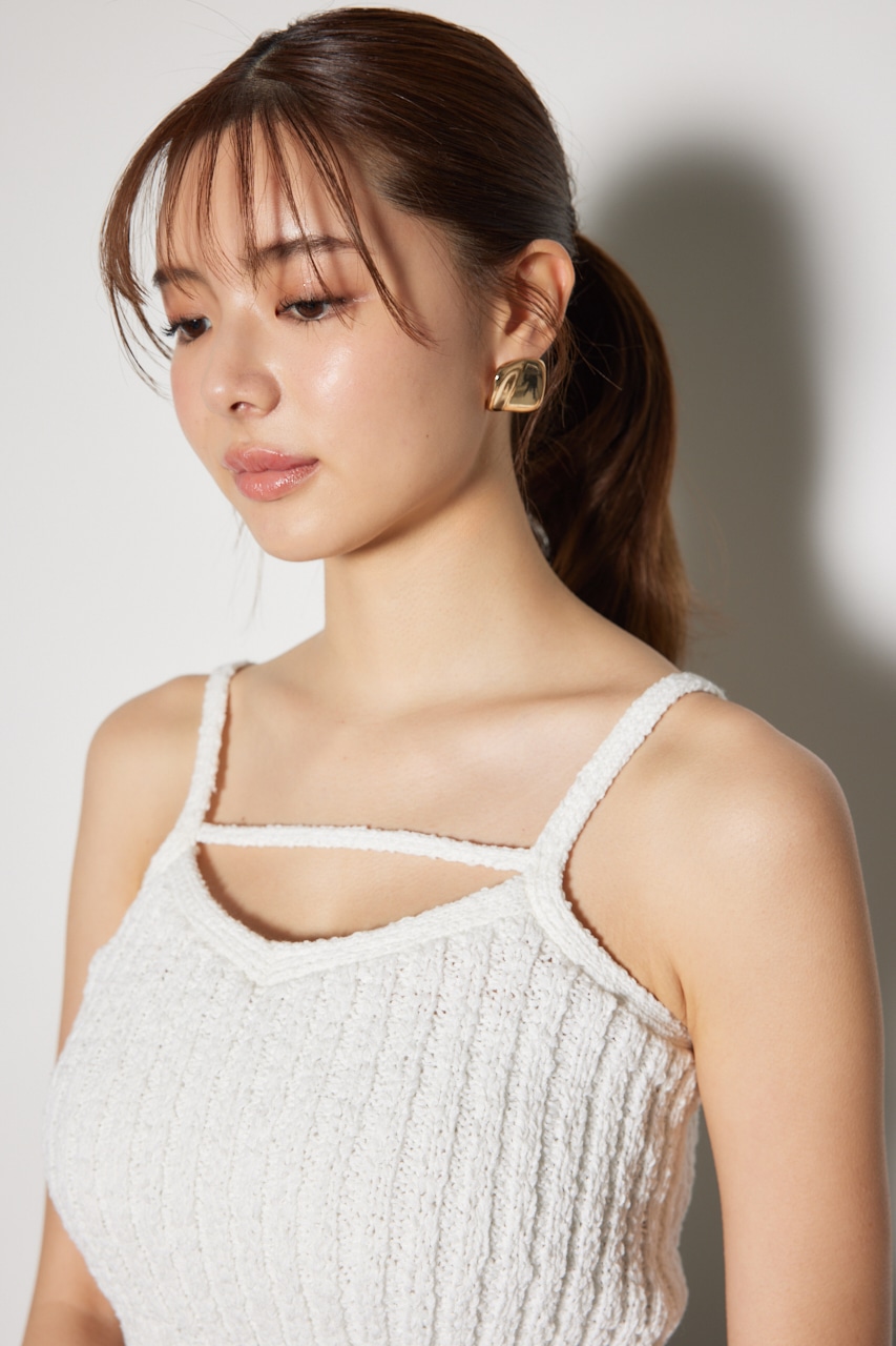 ニットビスチェ WHT FREE