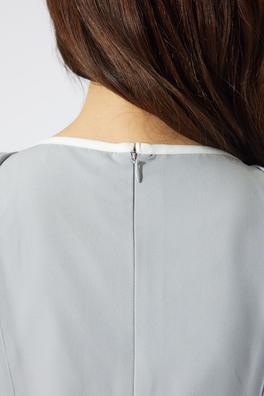 バイカラーロンパース GRY M