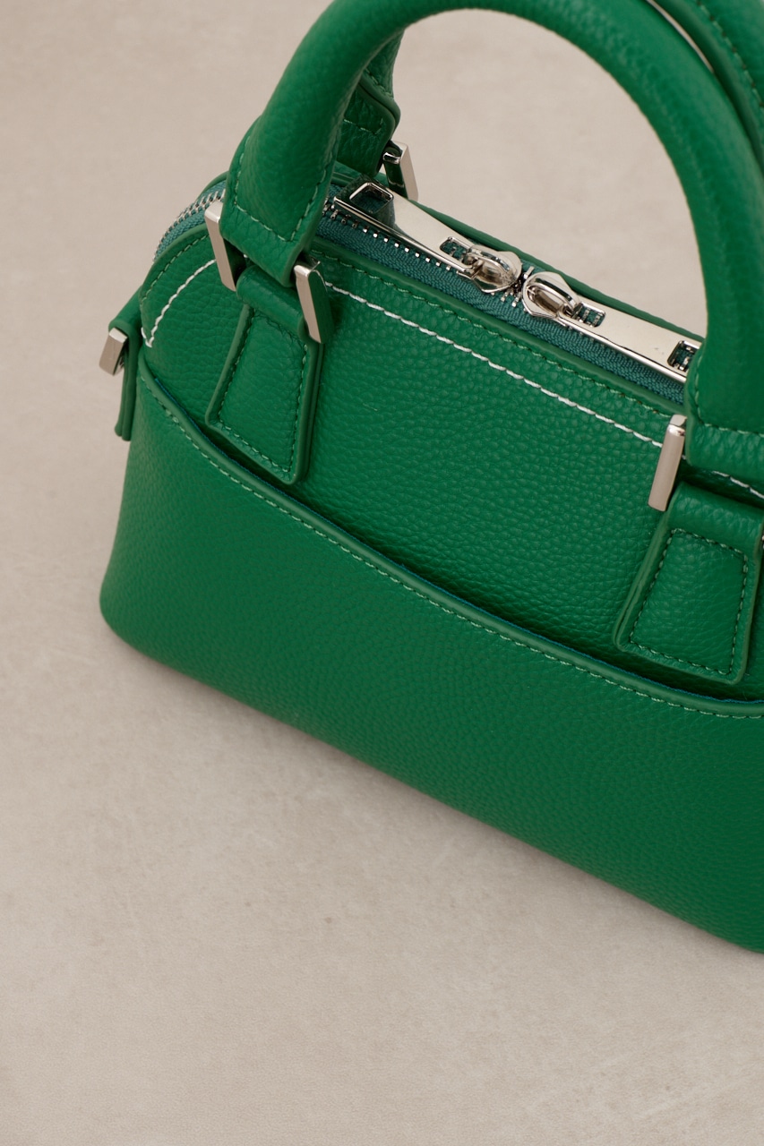 ダブルジッパーミニバッグ M/GRN FREE