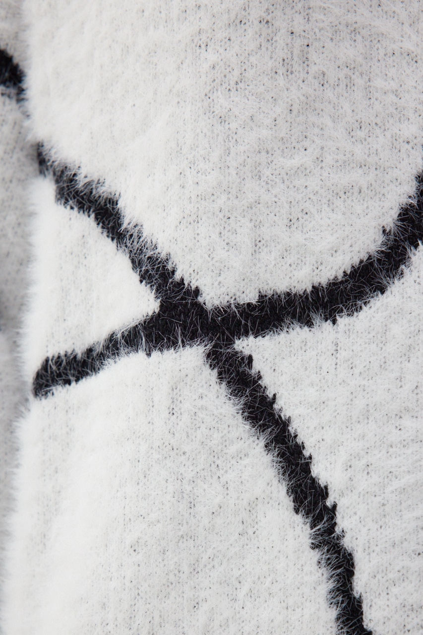 ニュアンスライン柄ニット IVOY FREE