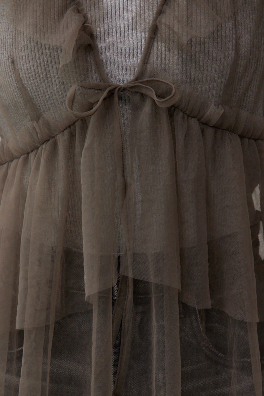 デザインチュールビスチェ GRY FREE