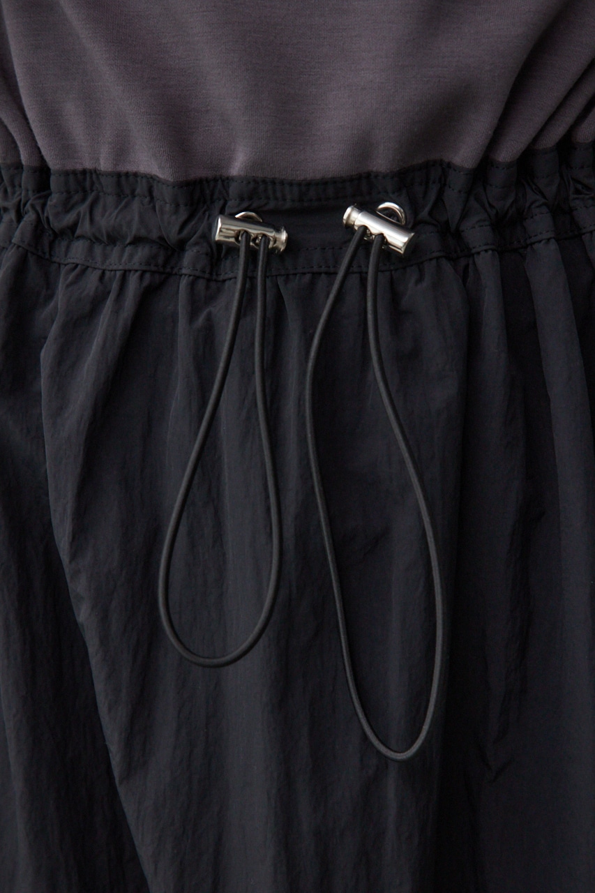 ナイロンスカートドッキングワンピース C.GRY FREE