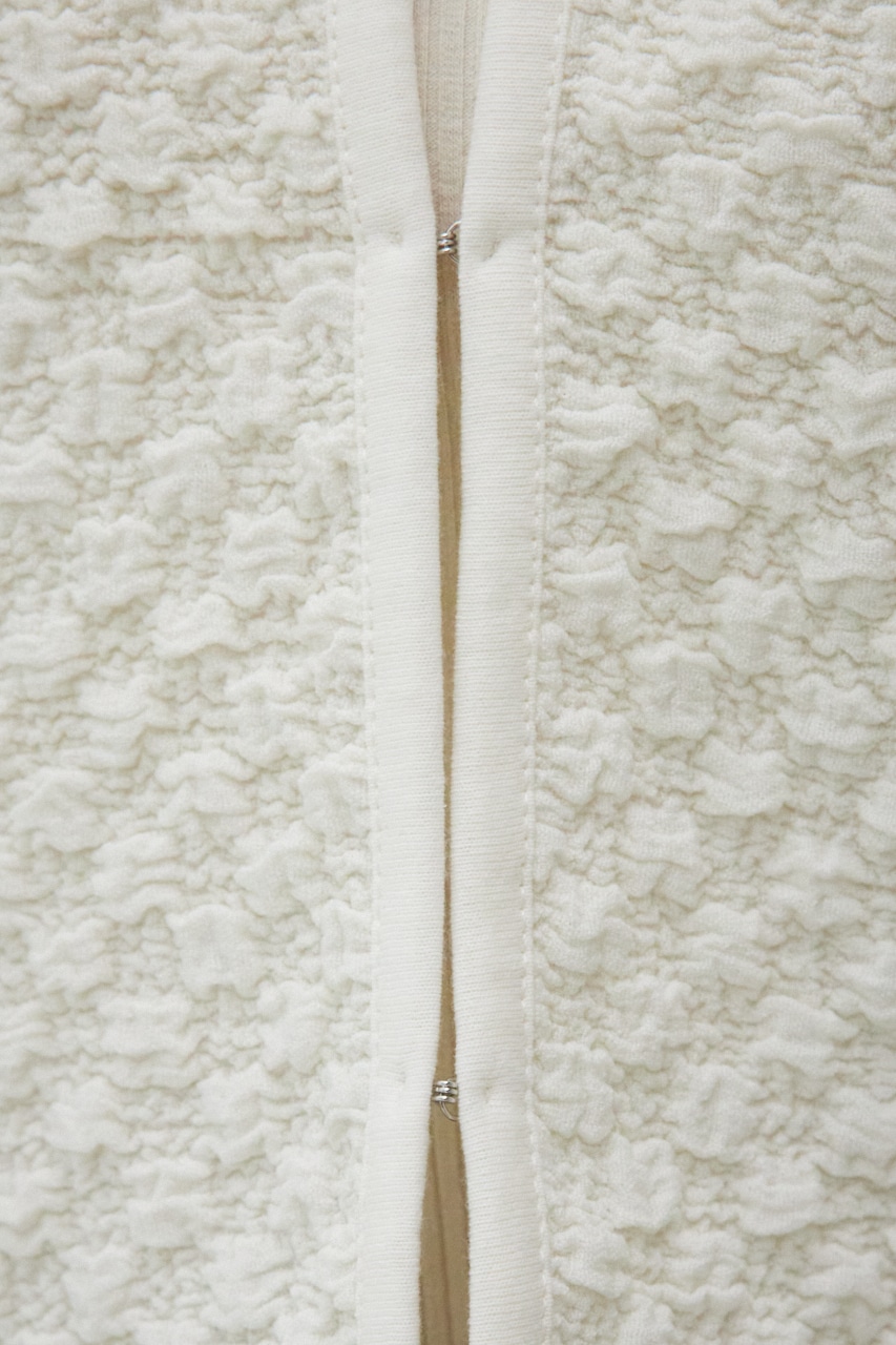 ポップコーンカットカーディガン O/WHT FREE