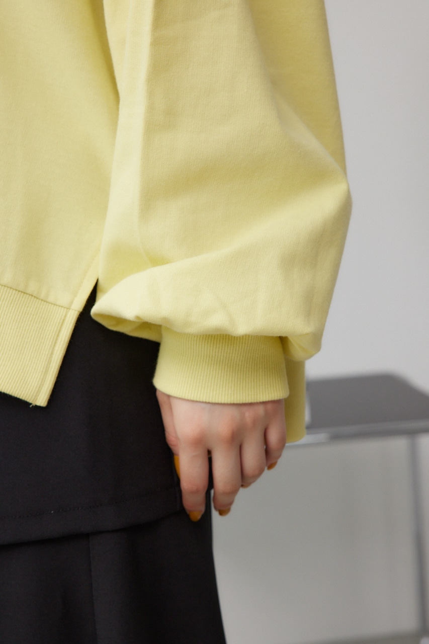 プリントウラケプルオーバー YEL FREE