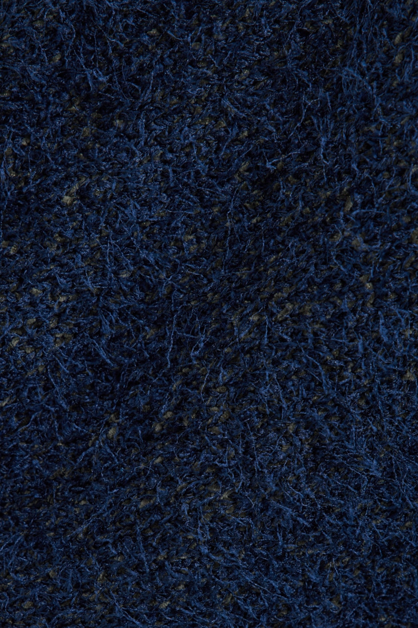 【PLUS】ショートボレロレイヤードセットニット NVY FREE