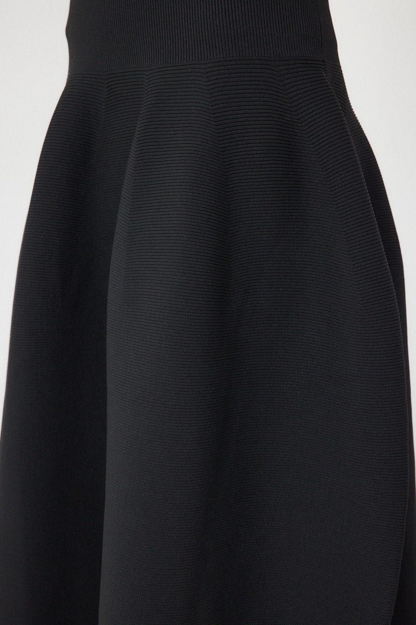 【PLUS】コクーンフォルム2WAYスカート BLK S