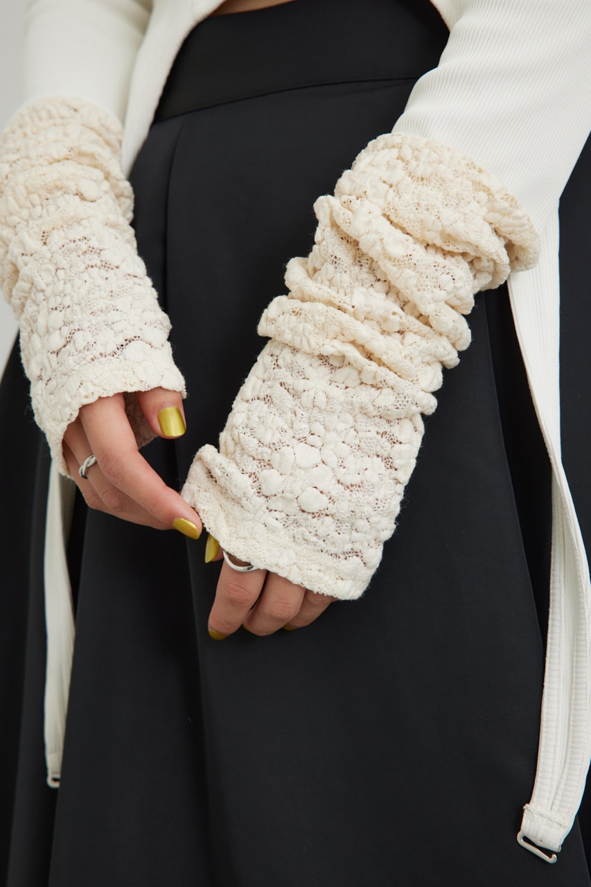 【PLUS】レースドッキングストラップトップス IVOY FREE