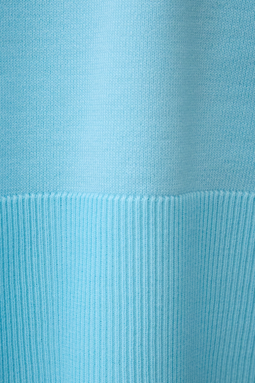 ワイドルーズニット L/BLU FREE