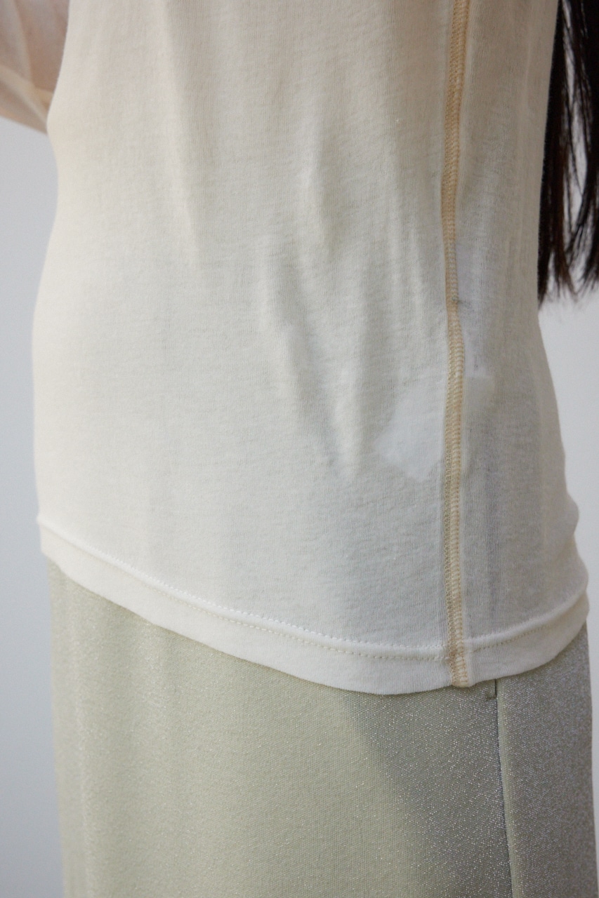 レイヤードカフロングシアートップス IVOY FREE