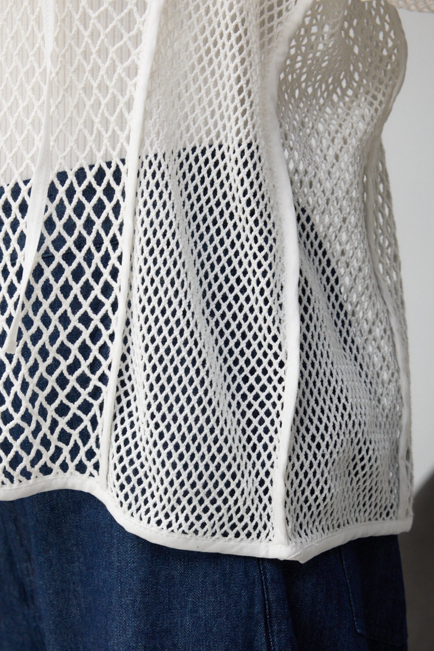 パターンメッシュプルオーバー IVOY FREE