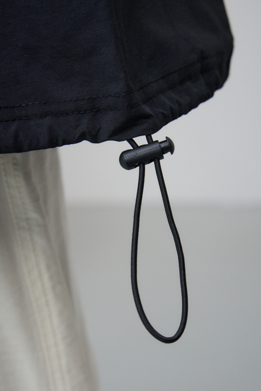 ドッキングバルーンギャザートップス BLK FREE