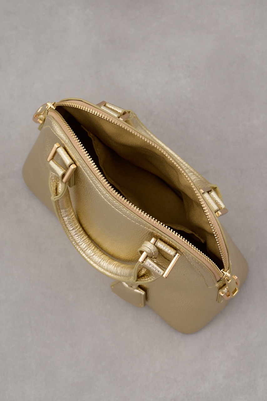 ダブルジッパーハンドバッグ GLD FREE