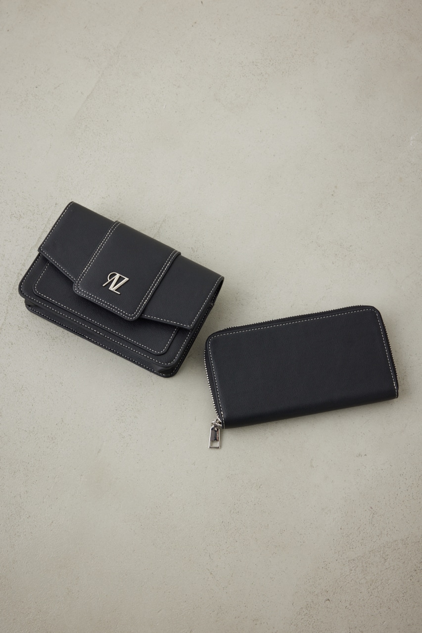 AZモチーフウォレットバッグ BLK FREE