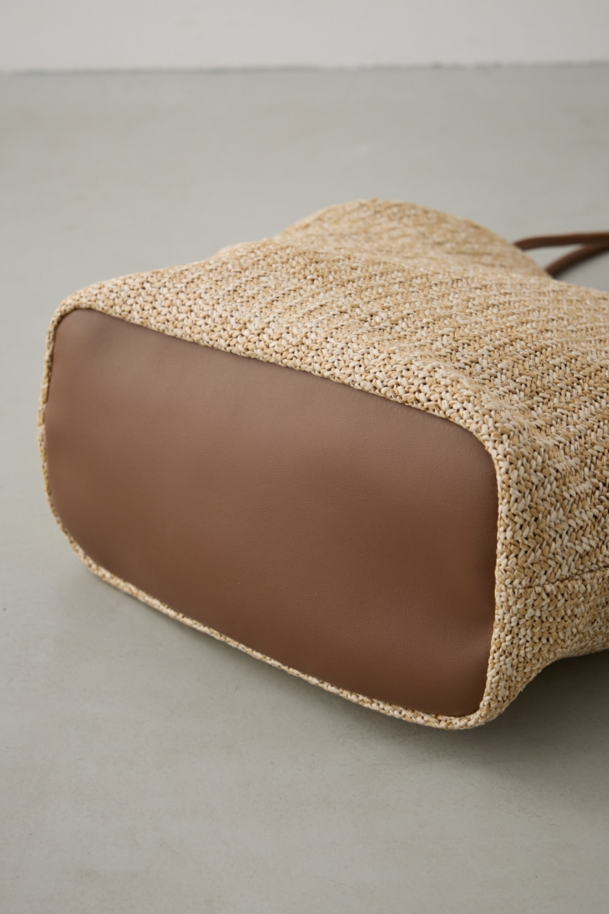 チャームセットメッシュトートバッグ BEG FREE